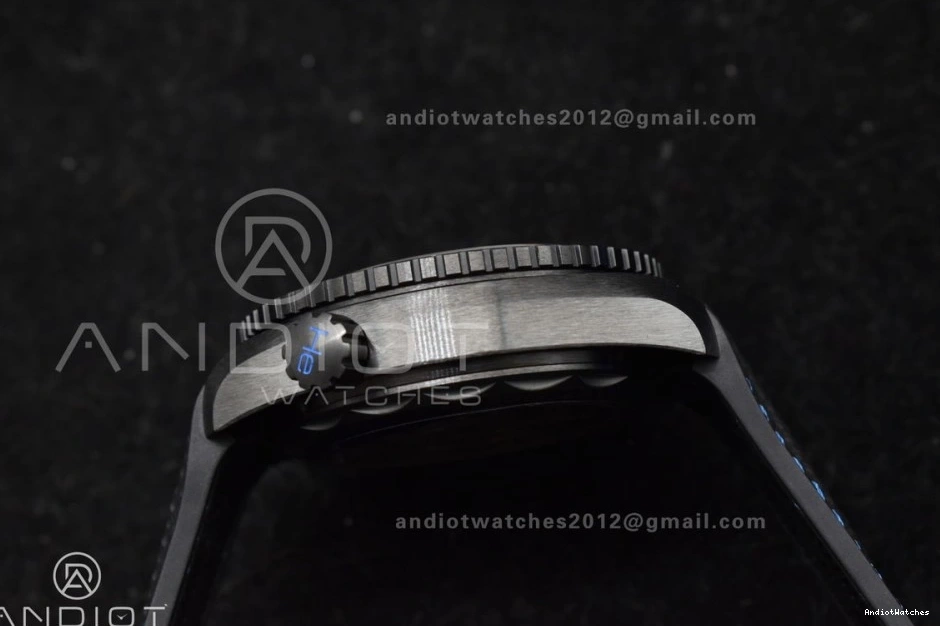 Planet on 1:1 HighQuality Black 45.5mm 1023 A8906 Black Deep Ocean Clone Strap Super Blue Ceramic Edition VSF Best Real Nylon 0704
